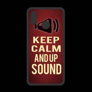 Coque  Huawei P20 Lite PREMIUM Keep Calm and Up Sound Rouge