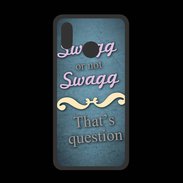 Coque  Huawei P20 Lite PREMIUM Swag or Not bleu ZG