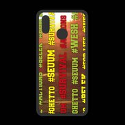 Coque  Huawei P20 Lite PREMIUM Wesh Vert Jaune Sun