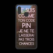 Coque  Huawei P20 Lite PREMIUM Code pin rose ZG