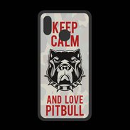 Coque  Huawei P20 Lite PREMIUM Keep calm pitbull 2 ZG