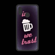 Coque  Huawei P20 Lite PREMIUM In Beer We trust Rouge ZG