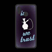 Coque  Huawei P20 Lite PREMIUM In Chicha We trust Bleu ZG