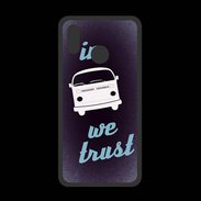 Coque  Huawei P20 Lite PREMIUM In Combi We trust Bleu ZG