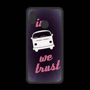Coque  Huawei P20 Lite PREMIUM In Combi We trust Rouge ZG