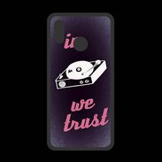Coque  Huawei P20 Lite PREMIUM In DJ We trust Rouge ZG