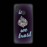 Coque  Huawei P20 Lite PREMIUM In Islam We trust Bleu ZG