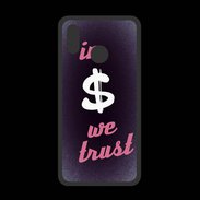 Coque  Huawei P20 Lite PREMIUM In Money We trust Rouge ZG