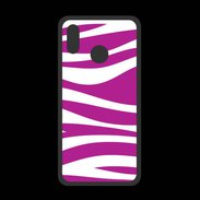 Coque  Huawei P20 Lite PREMIUM zèbre rose & blanc
