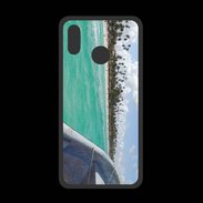 Coque  Huawei P20 Lite PREMIUM Bord de plage en bateau