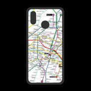 Coque  Huawei P20 Lite PREMIUM Plan de métro de Paris