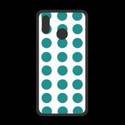 Coque  Huawei P20 Lite PREMIUM pois bleu clair