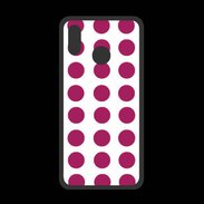 Coque  Huawei P20 Lite PREMIUM pois magenta