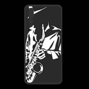 Coque  Huawei P20 Pro PREMIUM Saxophoniste en noir et blanc