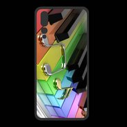 Coque  Huawei P20 Pro PREMIUM Rainbow piano