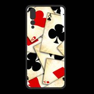 Coque  Huawei P20 Pro PREMIUM Carte de poker vintage 50
