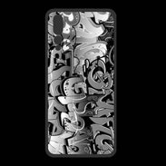 Coque  Huawei P20 Pro PREMIUM graffiti seamless background en noir et blanc