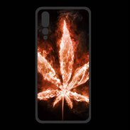 Coque  Huawei P20 Pro PREMIUM Cannabis en feu