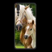 Coque  Huawei P20 Pro PREMIUM Cheval et poulain