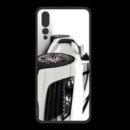 Coque  Huawei P20 Pro PREMIUM Belle voiture sportive blanche