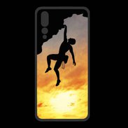Coque  Huawei P20 Pro PREMIUM Escalade au couché de soleil 10