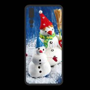 Coque  Huawei P20 Pro PREMIUM Bonhommes de neige
