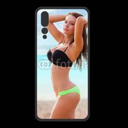 Coque  Huawei P20 Pro PREMIUM Belle femme à la plage 10