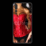 Coque  Huawei P20 Pro PREMIUM Belles et sexy en noir et rouge