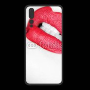 Coque  Huawei P20 Pro PREMIUM bouche sexy rouge à lèvre gloss crayon contour