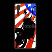 Coque  Huawei P20 Pro PREMIUM Moto USA