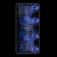 Coque  Huawei P20 Pro PREMIUM Feu d'artifice bleu