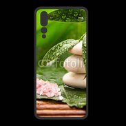 Coque  Huawei P20 Pro PREMIUM Galet et feuilles mouillées