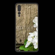 Coque  Huawei P20 Pro PREMIUM Fleurs sur fond en bois