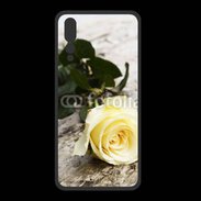 Coque  Huawei P20 Pro PREMIUM Belle rose Jaune 50