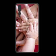 Coque  Huawei P20 Pro PREMIUM Famille main dans la main