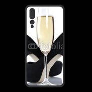 Coque  Huawei P20 Pro PREMIUM coupe de champagne talons aiguilles 