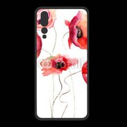 Coque  Huawei P20 Pro PREMIUM Peinture de Coquelicots