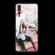 Coque  Huawei P20 Pro PREMIUM Jolie femme avec des ailes de Papillon