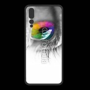 Coque  Huawei P20 Pro PREMIUM Oeil Multicouleurs 75