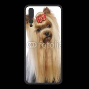 Coque  Huawei P20 Pro PREMIUM Yorkie de face