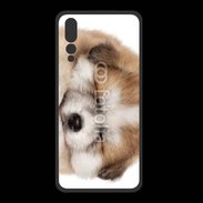 Coque  Huawei P20 Pro PREMIUM Chiot chien loup 5