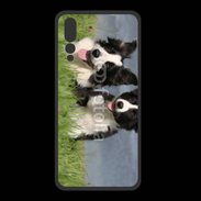 Coque  Huawei P20 Pro PREMIUM Chien Border Collie noir et blanc