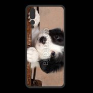 Coque  Huawei P20 Pro PREMIUM Chiot blanc et noir 2