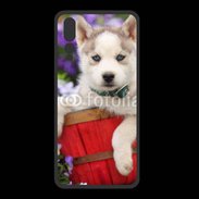 Coque  Huawei P20 Pro PREMIUM Portrait chiot Husky de Sibérie 1