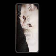 Coque  Huawei P20 Pro PREMIUM Chat persan blanc 5