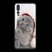 Coque  Huawei P20 Pro PREMIUM Petit chaton de noël 600