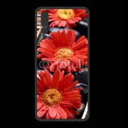 Coque  Huawei P20 Pro PREMIUM Fleurs Zen rouge 10