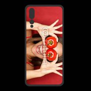 Coque  Huawei P20 Pro PREMIUM Femme tomate humour
