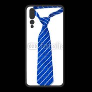 Coque  Huawei P20 Pro PREMIUM Cravate bleue