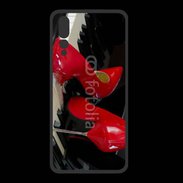 Coque  Huawei P20 Pro PREMIUM Escarpins rouges sur piano